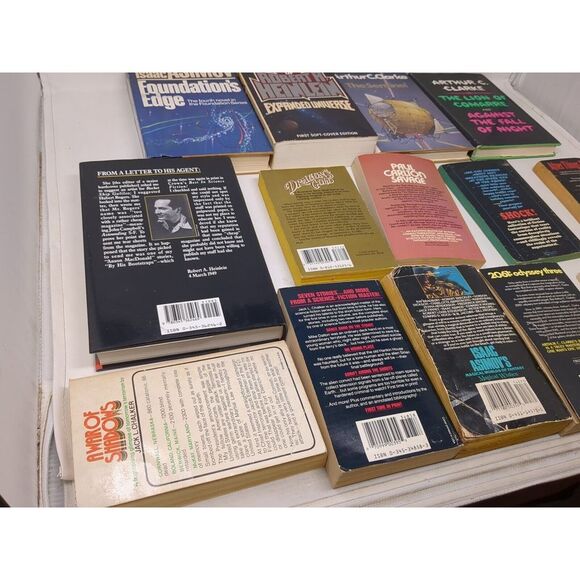 Science Fiction Book‎ Lot Arthur Clarke Isaac Asimov Chalker & More Sci-fi VTG - Picture 8 of 12